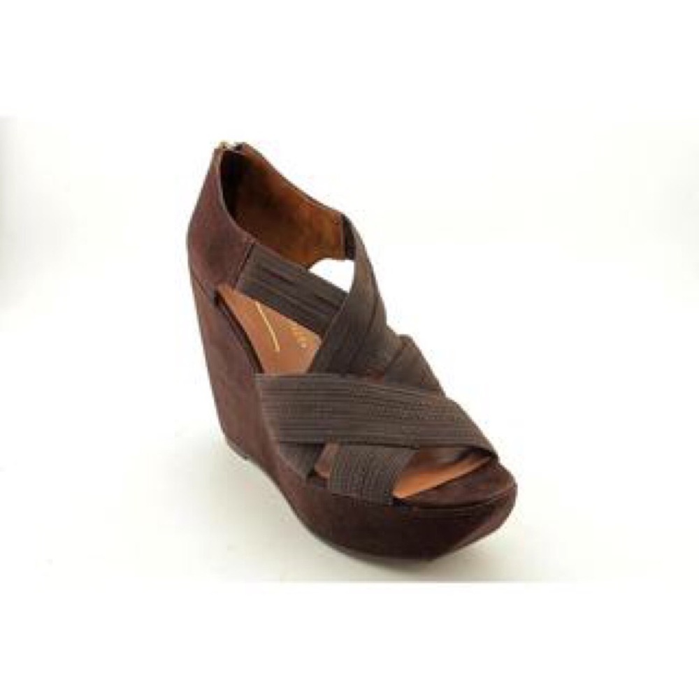 Donald J Pliner Suede Wedges
